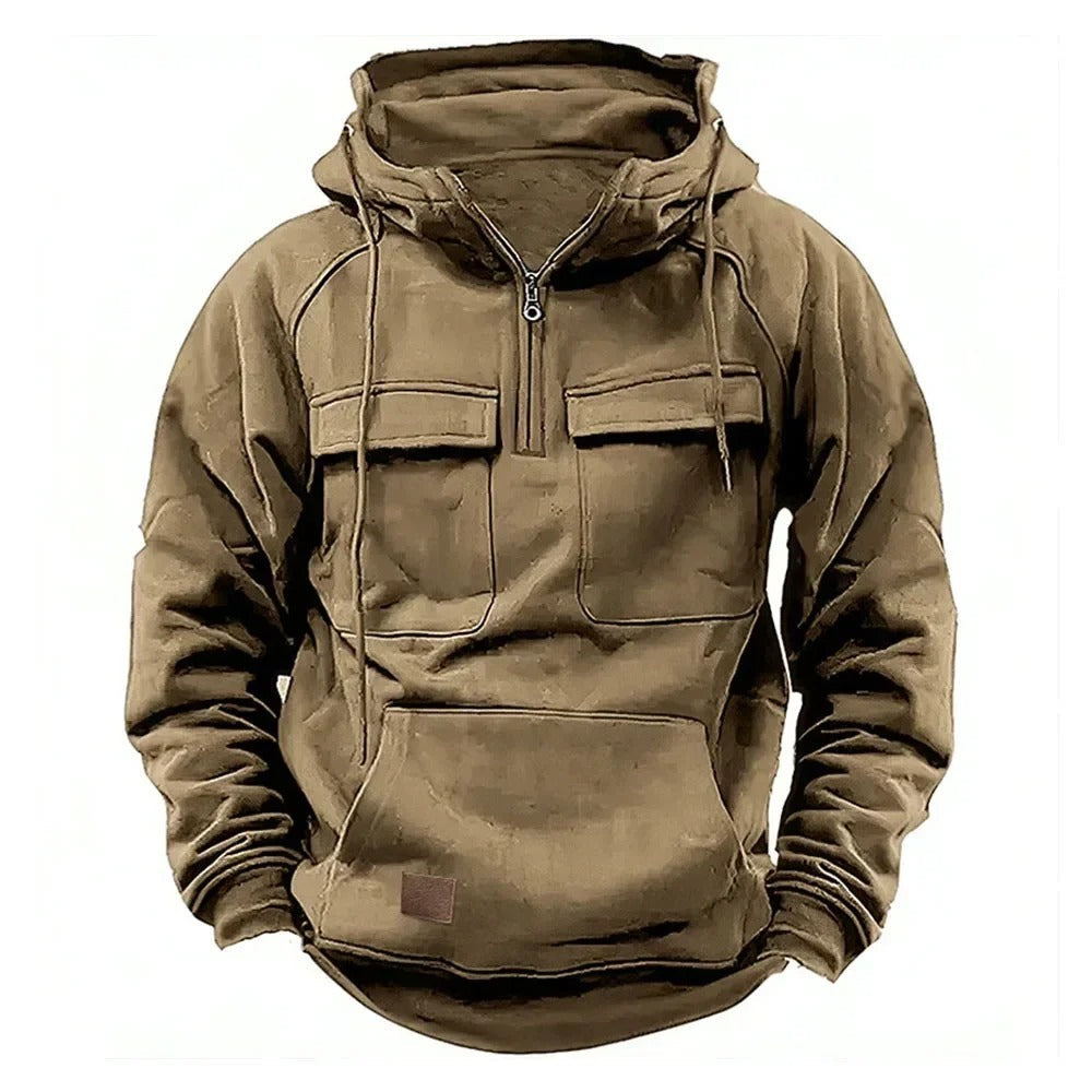 Heino | Stylish Zip-Up Utility Hoodie