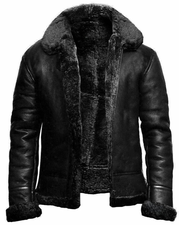 Michael | Premium Shearling Leather Jacket