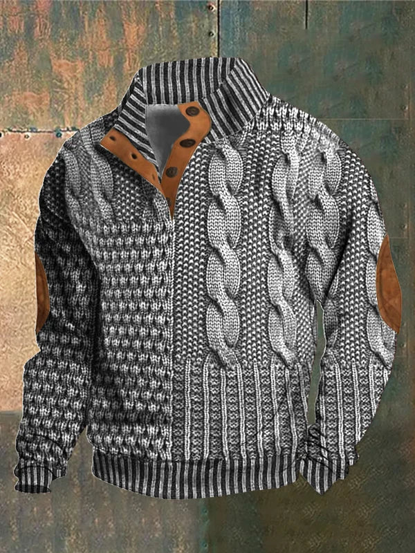 Archie | Stylish Cable Knit Zip-Up Jacket