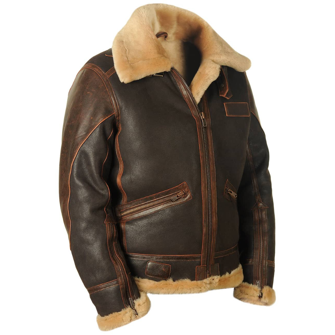 Adrian | Vintage Fur-Lined Aviator Jacket