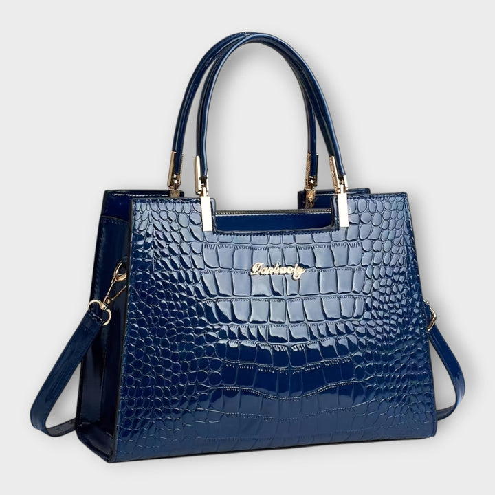 Amelia | Women Crocodile Texture Structured Handbag