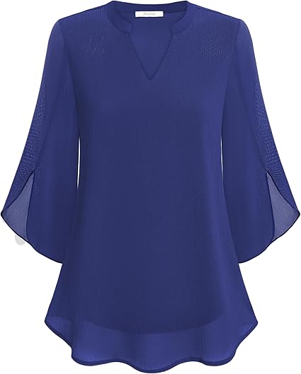 Celeste | Graceful Split-Sleeve Blouse