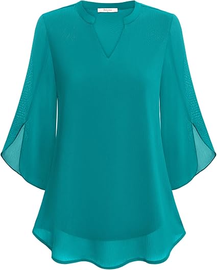 Celeste | Graceful Split-Sleeve Blouse