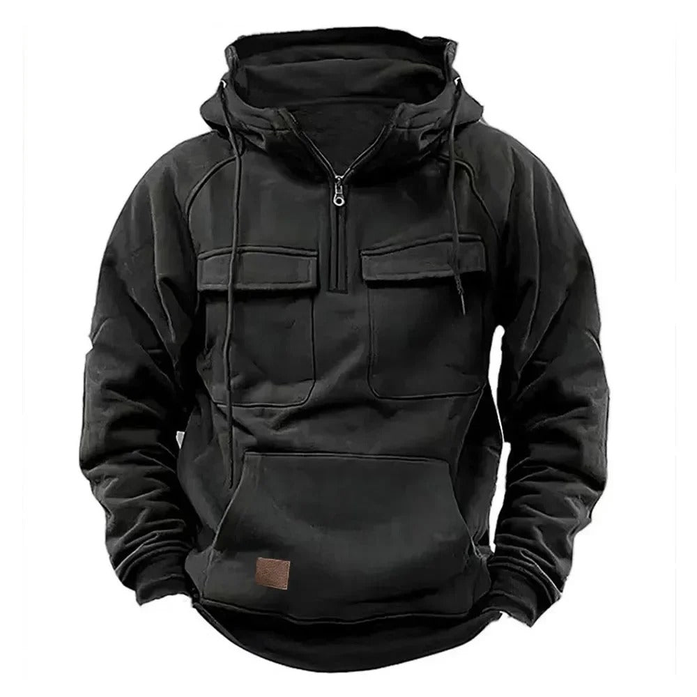 Heino | Stylish Zip-Up Utility Hoodie
