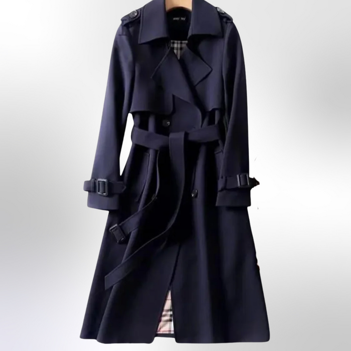 Bella | Women Double Breasted Belted Trench Coat