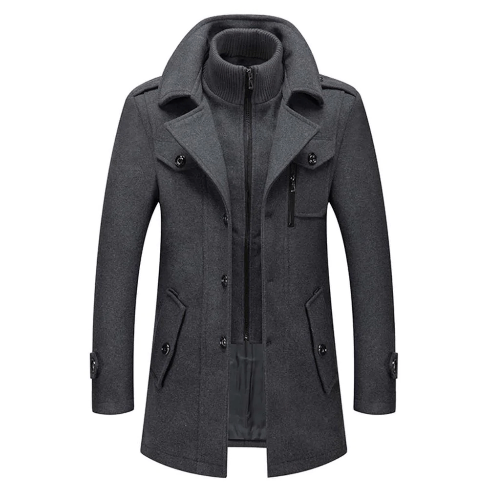 Alfred | Stylish Winter Long Coat for Men