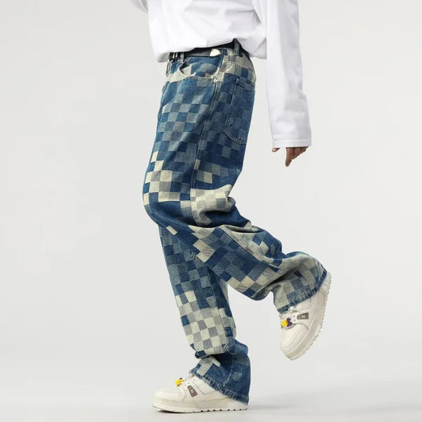 Heres | Stylish Pixelated Jeans