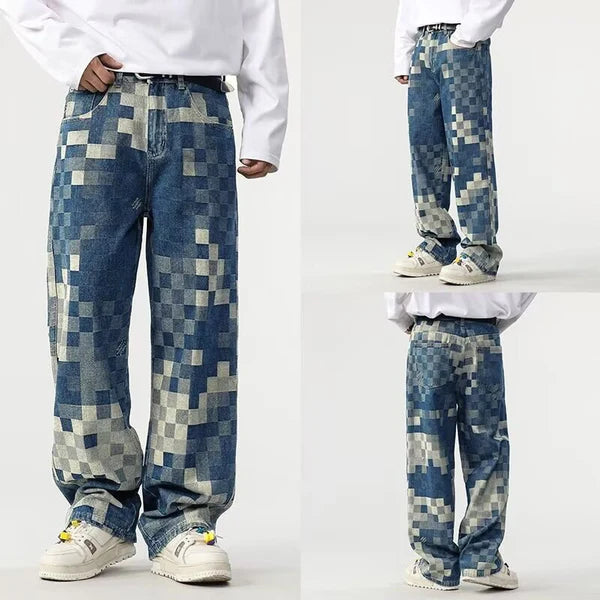 Heres | Stylish Pixelated Jeans
