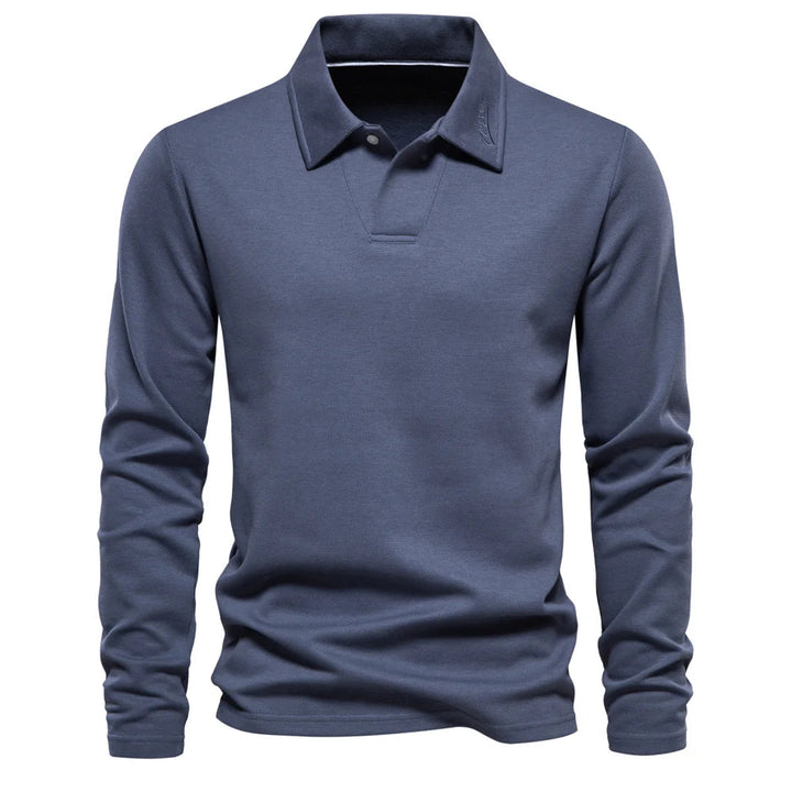 Cameron | Men’s Classic Long Sleeve Polo Shirt