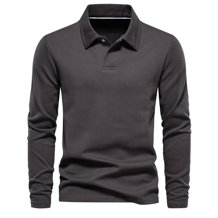 Cameron | Men’s Classic Long Sleeve Polo Shirt