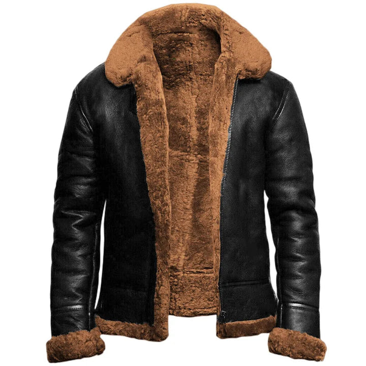 Anker | Stylish Shearling Aviator Jacket