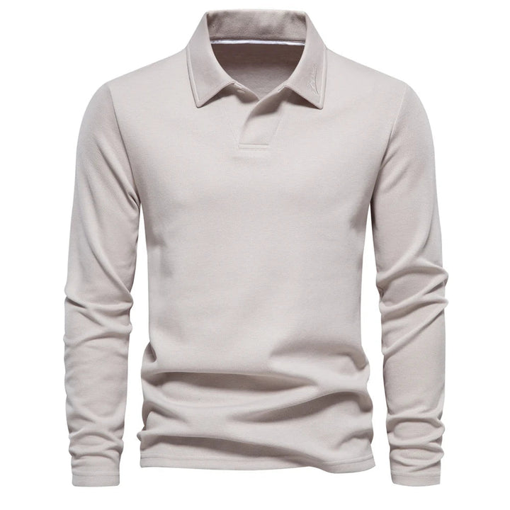 Cameron | Men’s Classic Long Sleeve Polo Shirt