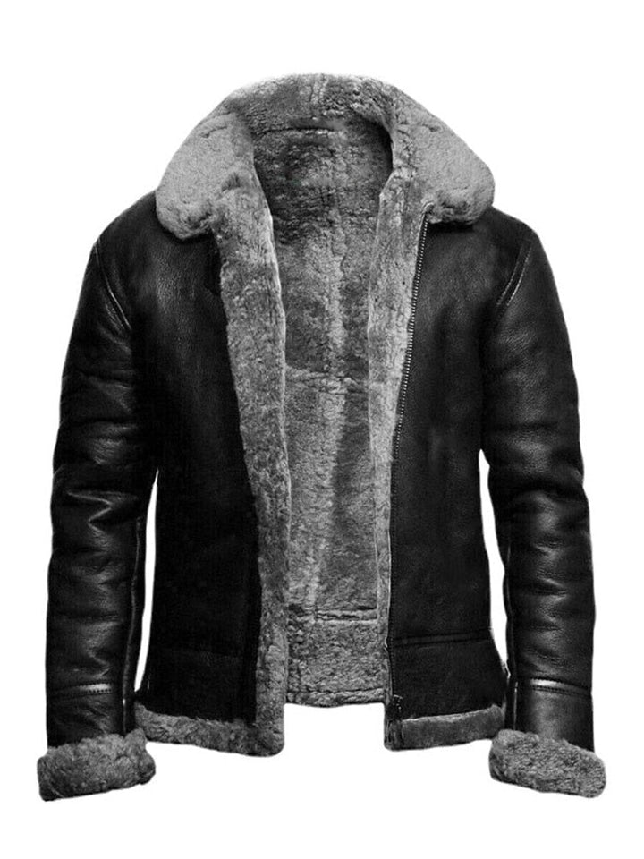 Michael | Premium Shearling Leather Jacket