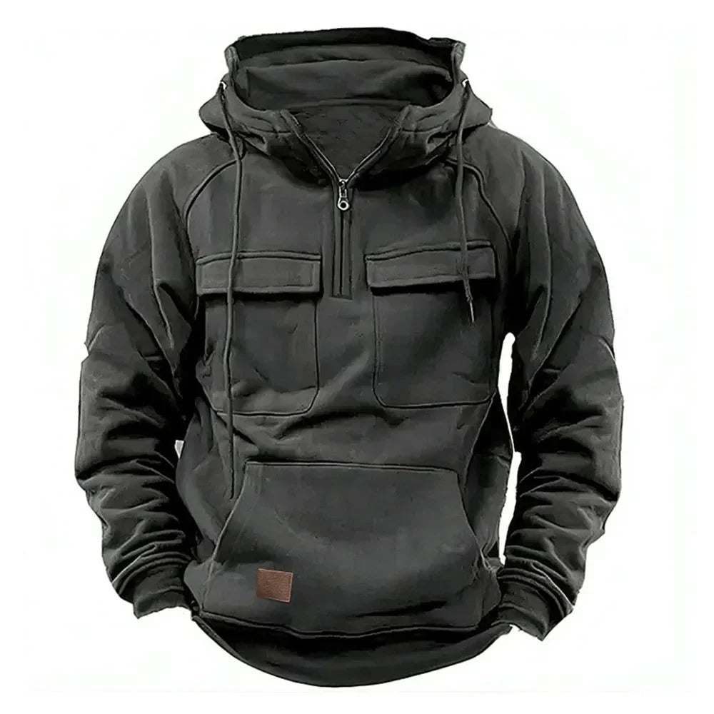 Heino | Stylish Zip-Up Utility Hoodie