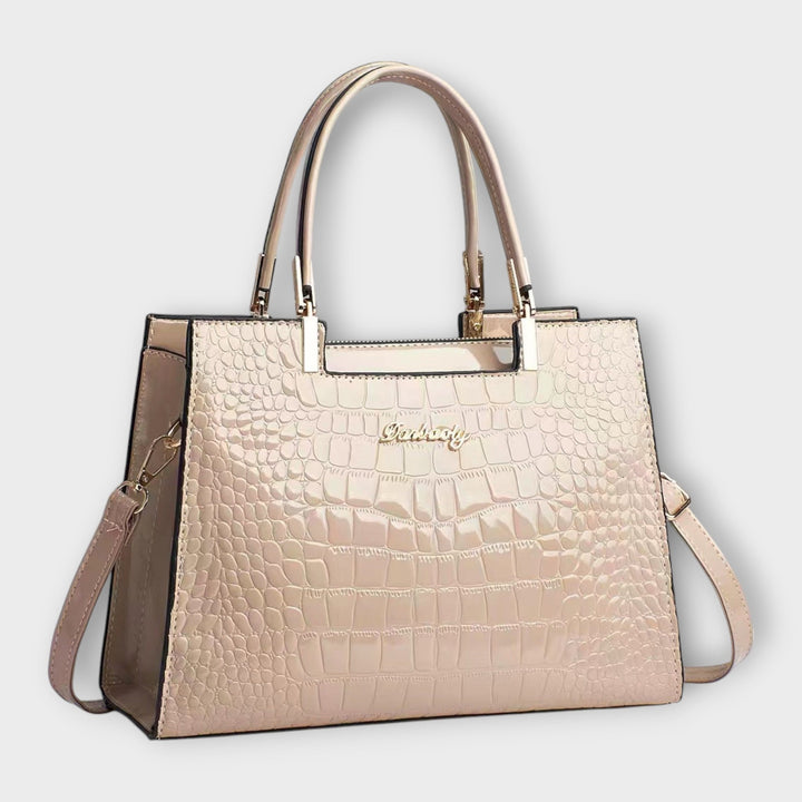Amelia | Women Crocodile Texture Structured Handbag
