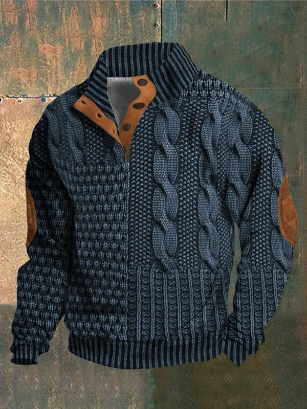Archie | Stylish Cable Knit Zip-Up Jacket