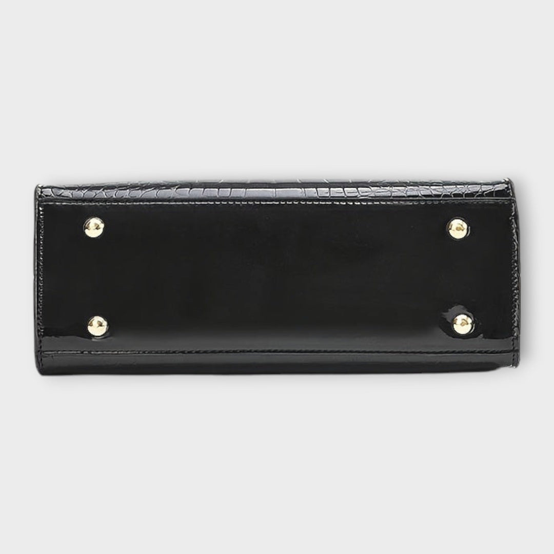 Amelia | Women Crocodile Texture Structured Handbag