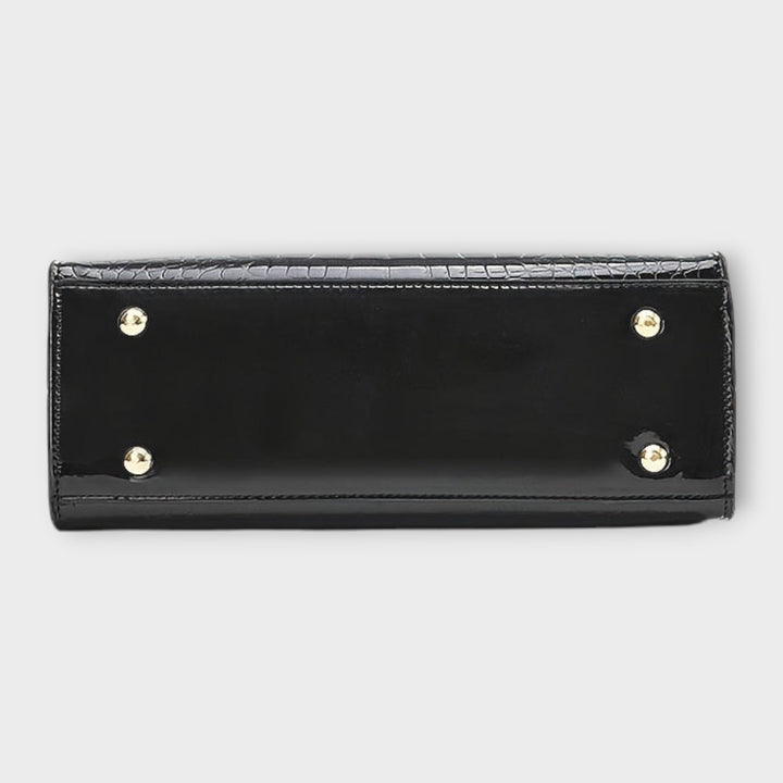 Amelia | Women Crocodile Texture Structured Handbag