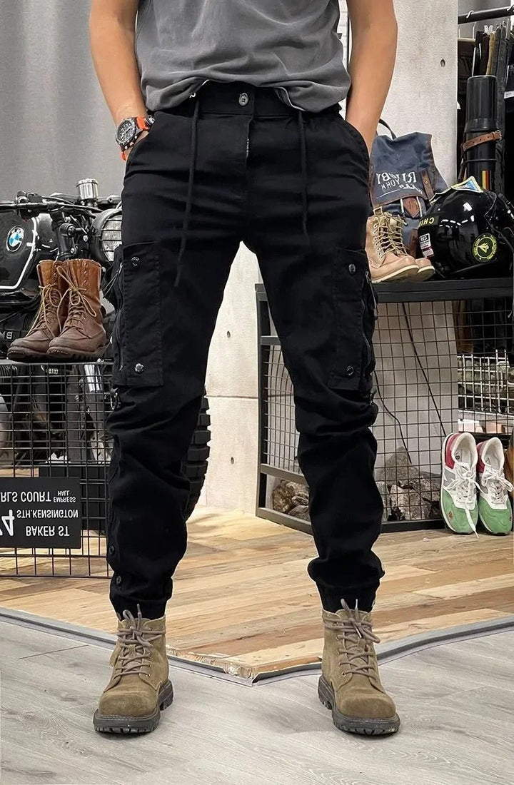 Marco | Stretch cargo trousers with pockets