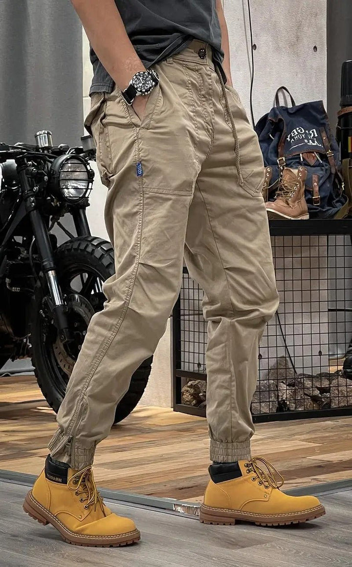 Marco | Stretch cargo trousers with pockets